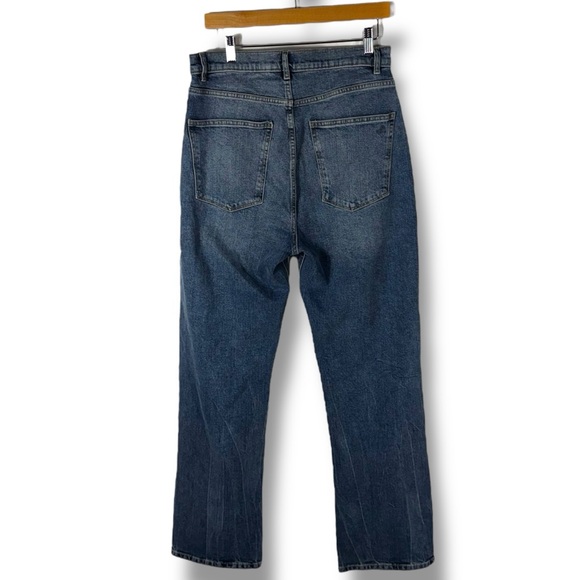 DL1961 Emilie Straight Ultra High Rise Vintage 31" Jeans, Dark Oasis, Size 30 - Picture 15 of 15